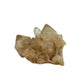 A-grade natural citrine cluster no. 4 from Haut-Lomami, DR Congo, right profile, honey-toned quartz terminations, 2.46 inches long.