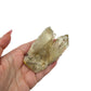 Scale reference for natural citrine no. 8: the 3.34 by 2.00 inch cluster resting in an open hand.