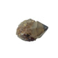 Natural citrine cluster no. 13 photographed at the right profile, 2.45 by 2.09 by 1.49 inches, untreated Congo material.