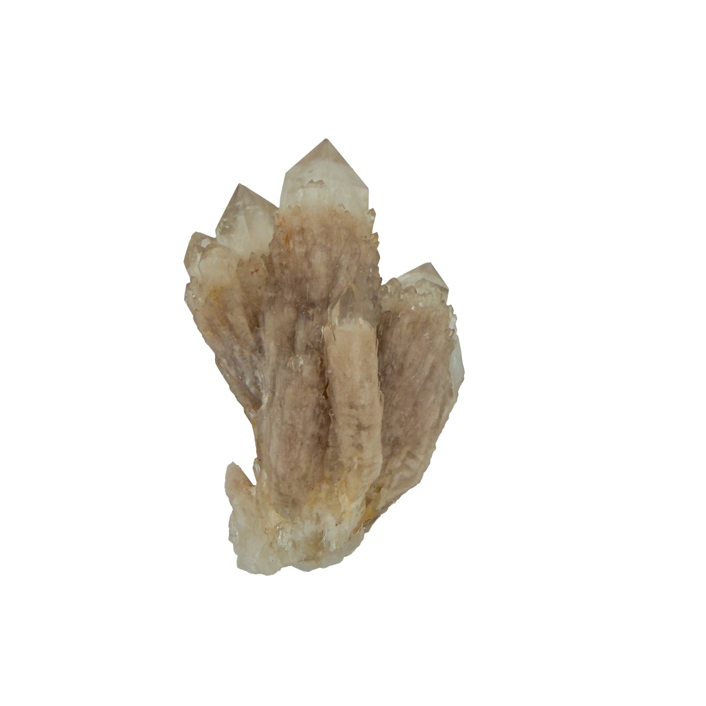 Untreated citrine specimen no. 14 seen from the reverse side, 0.27 lb of naturally yellow quartz from the DR Congo.