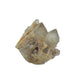 A-grade natural citrine cluster no. 16 from Haut-Lomami, DR Congo, top-down view, honey-toned quartz terminations, 2.40 inches long.