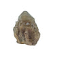 Untreated citrine specimen no. 17 seen from the angled three-quarter view, 0.42 lb of naturally yellow quartz from the DR Congo.