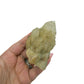 The 2.06 inch citrine cluster no. 20 shown in hand so its collector scale reads clearly.