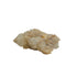 Primary crystal face of a 0.27 pound natural citrine cluster, no. 22, showing pale amber crystal faces over a raw base.