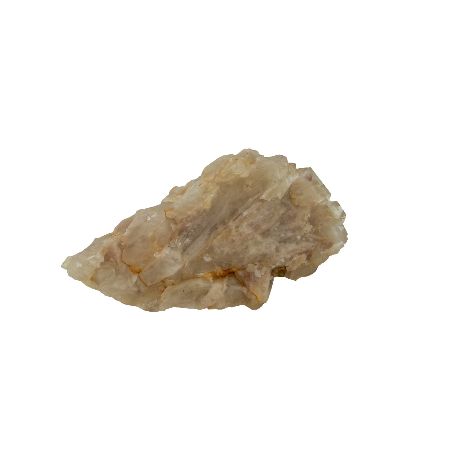 The left profile of citrine cluster no. 22, 1.32 inches tall, soft golden colour with smoky grey zoning.