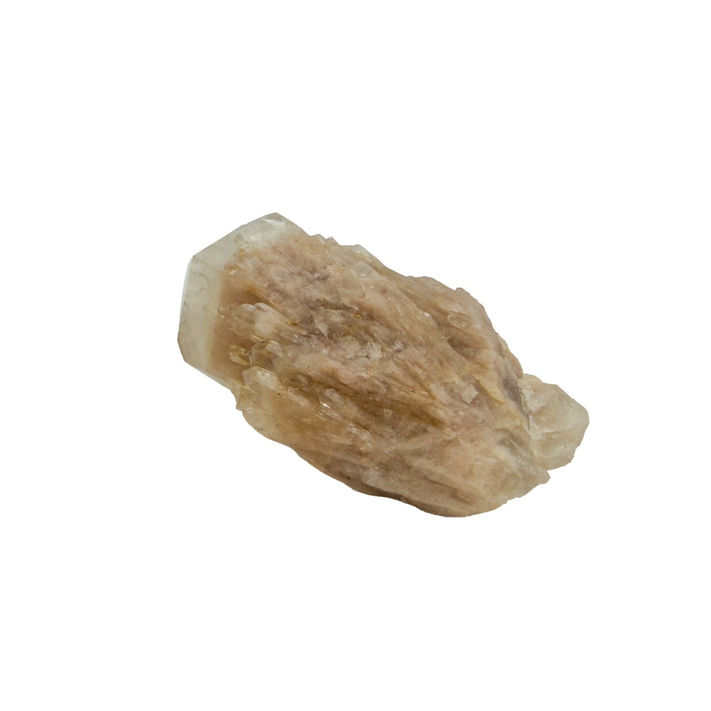 Untreated citrine specimen no. 29 seen from the right profile, 0.22 lb of naturally yellow quartz from the DR Congo.