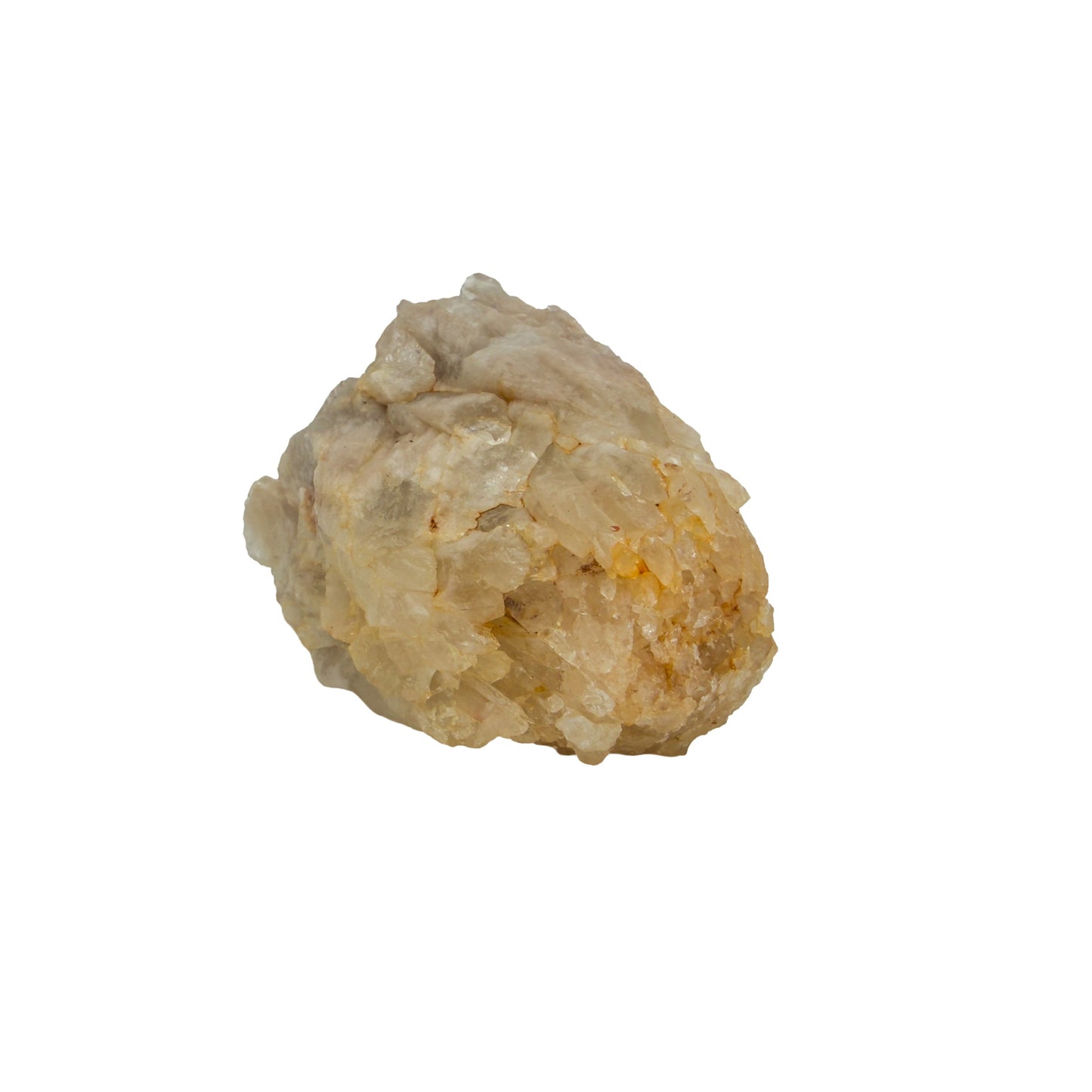 Right profile of natural citrine no. 30, 3.38 inches across, terminations catching light along the top edge.