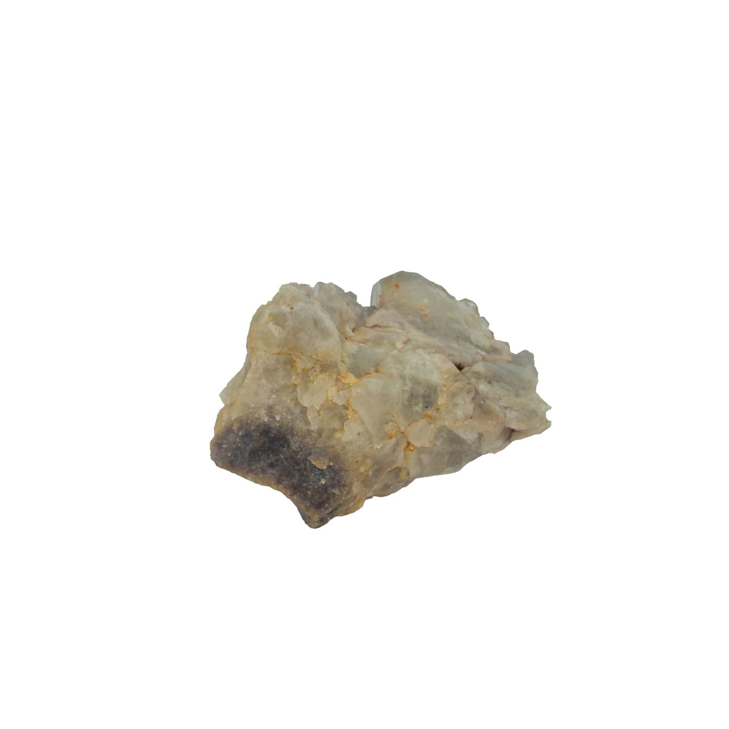 Left profile of natural citrine no. 31, 3.10 inches across, terminations catching light along the top edge.