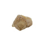 Natural citrine cluster no. 35 photographed at the left profile, 3.43 by 2.23 by 1.53 inches, untreated Congo material.