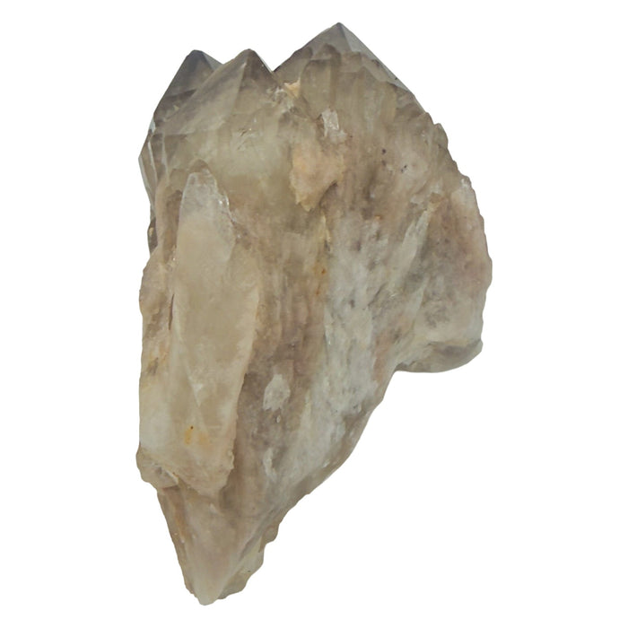 A-grade natural citrine cluster no. 38 from Haut-Lomami, DR Congo, reverse side, honey-toned quartz terminations, 2.88 inches long.