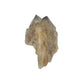 Top-down view of a 0.27 pound natural citrine cluster, no. 38, showing pale amber crystal faces over a raw base.