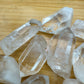 Alternate side of Clear Quartz raw point, hand-selected from Minas Gerais, Brazil.