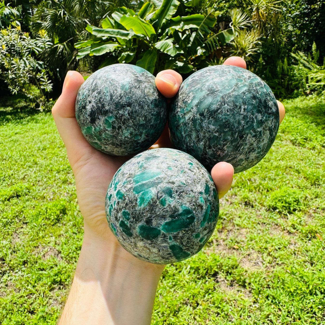 Emerald Crystal Spheres | Zimbabwe – Beyond Bohemian