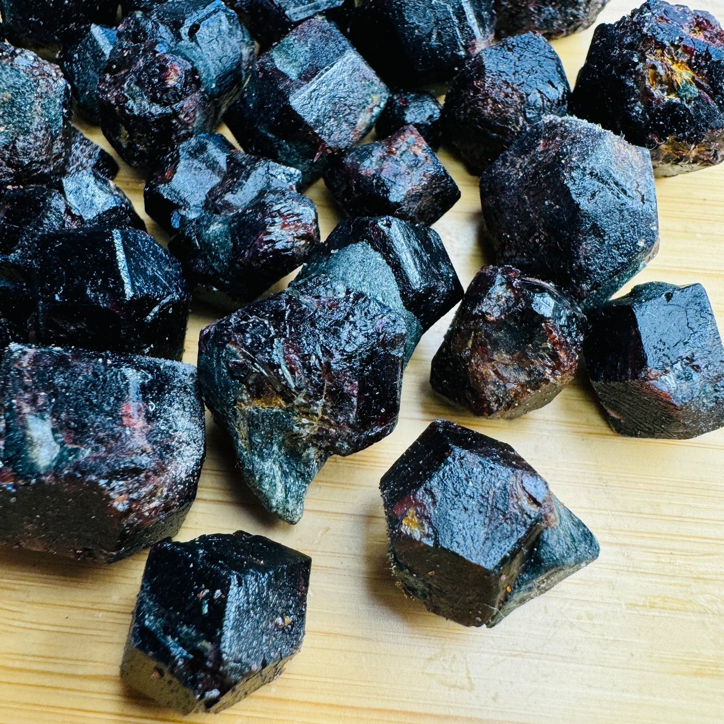 Full profile of Grade AA Fuchsite raw ready to ship from Beyond Bohemian