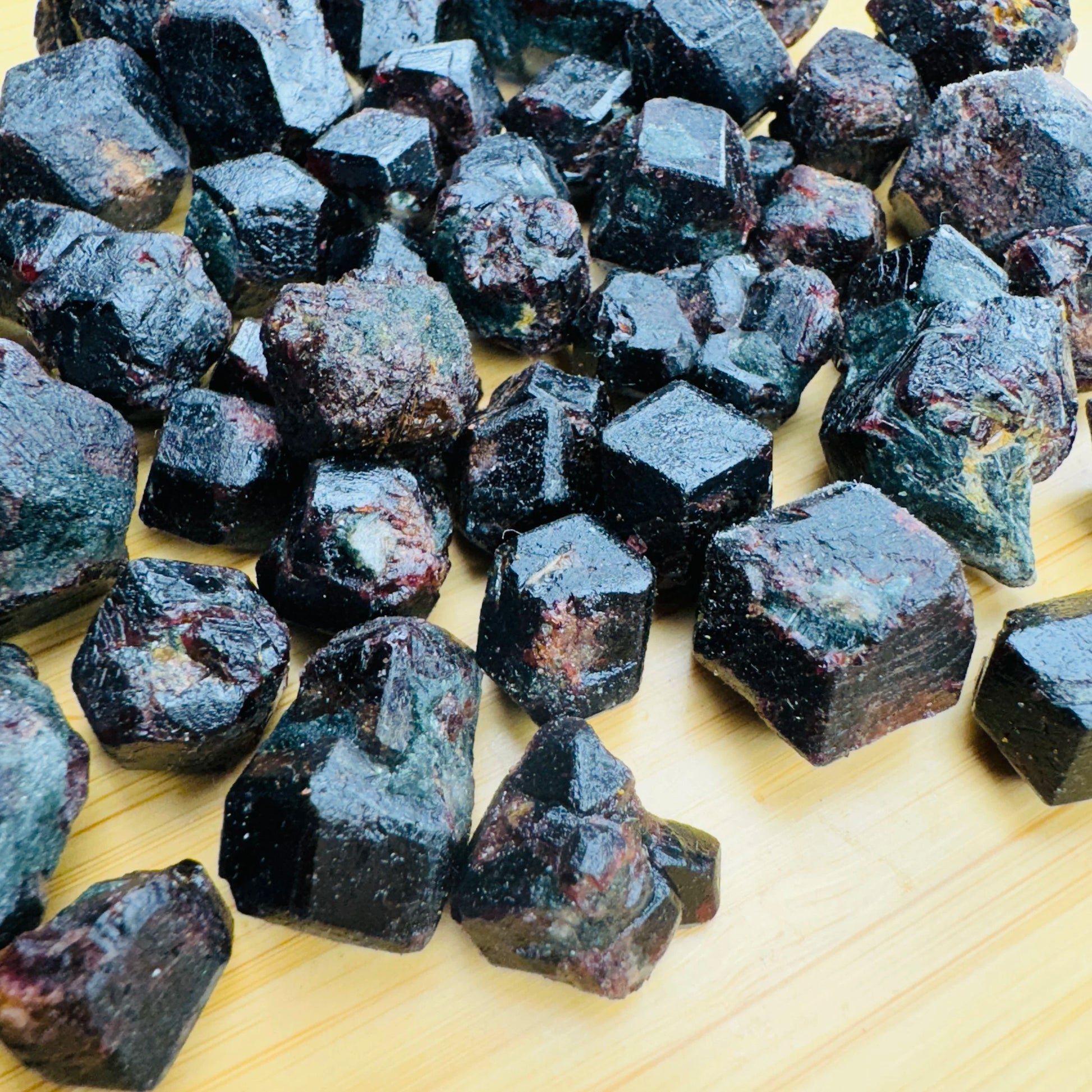 Full profile of Grade AA Fuchsite raw ready to ship from Beyond Bohemian
