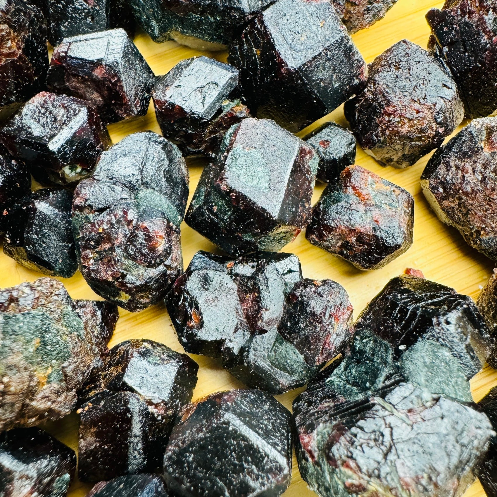 Full profile of Grade AA Fuchsite raw ready to ship from Beyond Bohemian