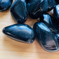 Full profile of Grade AA Rainbow Obsidian tumbled stone ready to ship from Beyond Bohemian