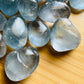 Alternate side of Celestite tumbled stone, kept close for Stress Relief, from Madagascar.