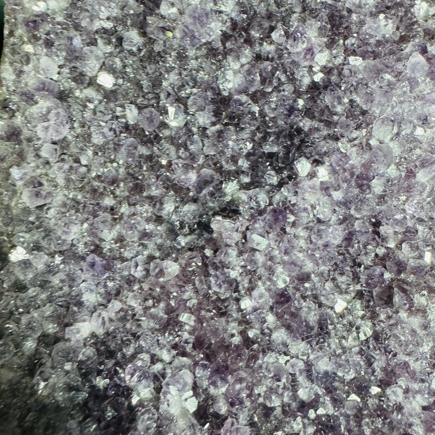 Base detail of Grade AA Amethyst geode