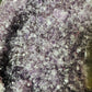Back view of Grade AA Amethyst geode showing natural surface