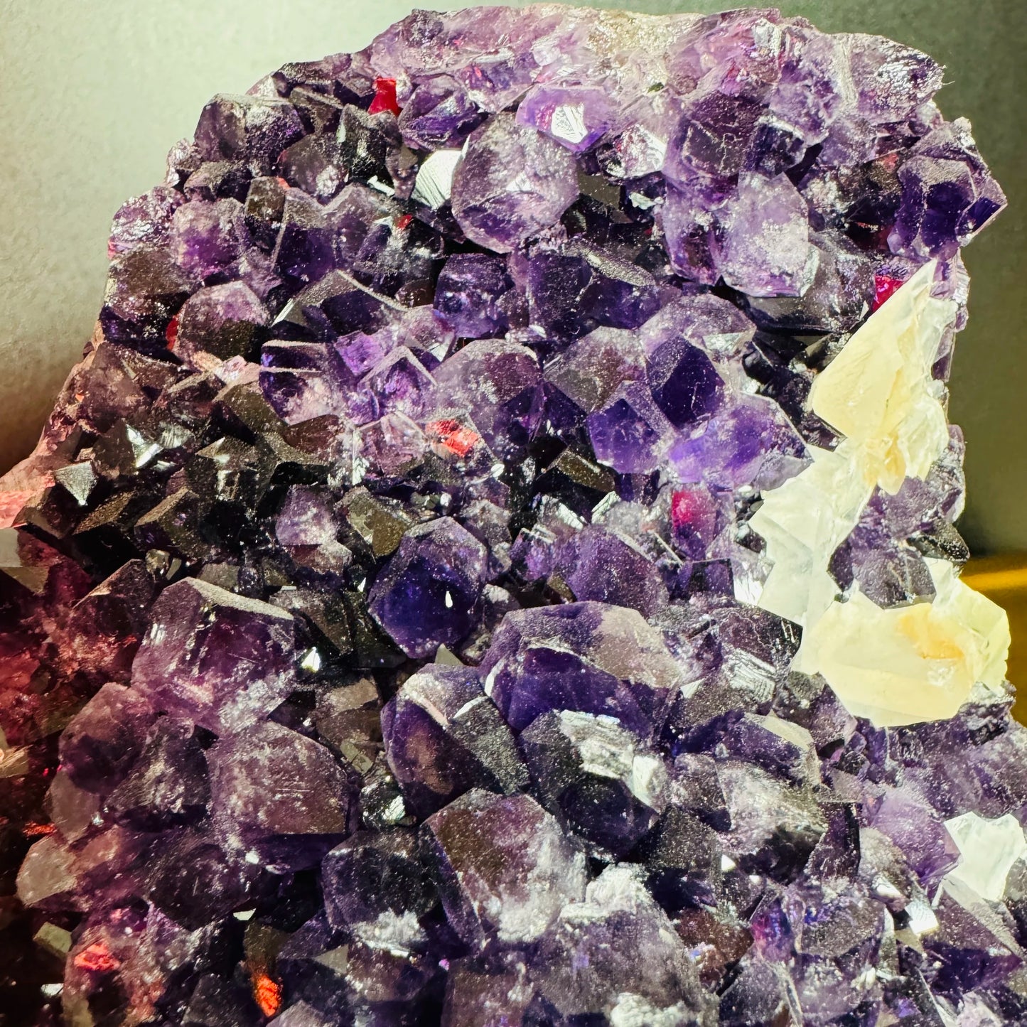 Full profile of Grade AA Amethyst geode ready to ship from Beyond Bohemian