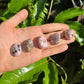 Full profile of Grade A Rhodochrosite tumbled stone ready to ship from Beyond Bohemian