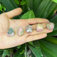 Full profile of Grade A Rhodochrosite tumbled stone ready to ship from Beyond Bohemian