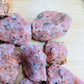 Full profile of Grade A Orange Calcite raw ready to ship from Beyond Bohemian