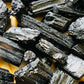 Full profile of Grade AA Black Tourmaline raw ready to ship from Beyond Bohemian