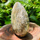 Edge-on view of Ocean Jasper freeform, often worked with for Emotional Healing, sourced from Madagascar.