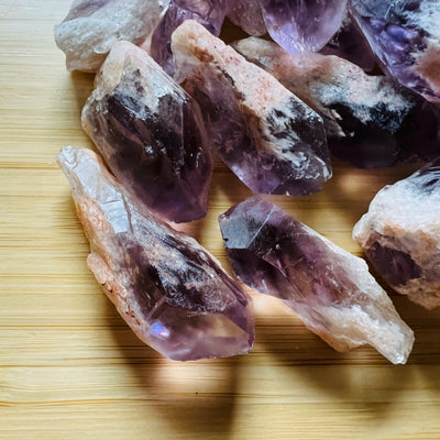 Ethically sourced Grade A Amethyst point from Southern Province, Zambia at Beyond Bohemian