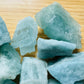 Full profile of Grade AA Aquamarine raw ready to ship from Beyond Bohemian