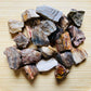 Full profile of Grade A Petrified Wood raw ready to ship from Beyond Bohemian