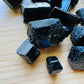Full profile of Grade AA Black Tourmaline raw ready to ship from Beyond Bohemian