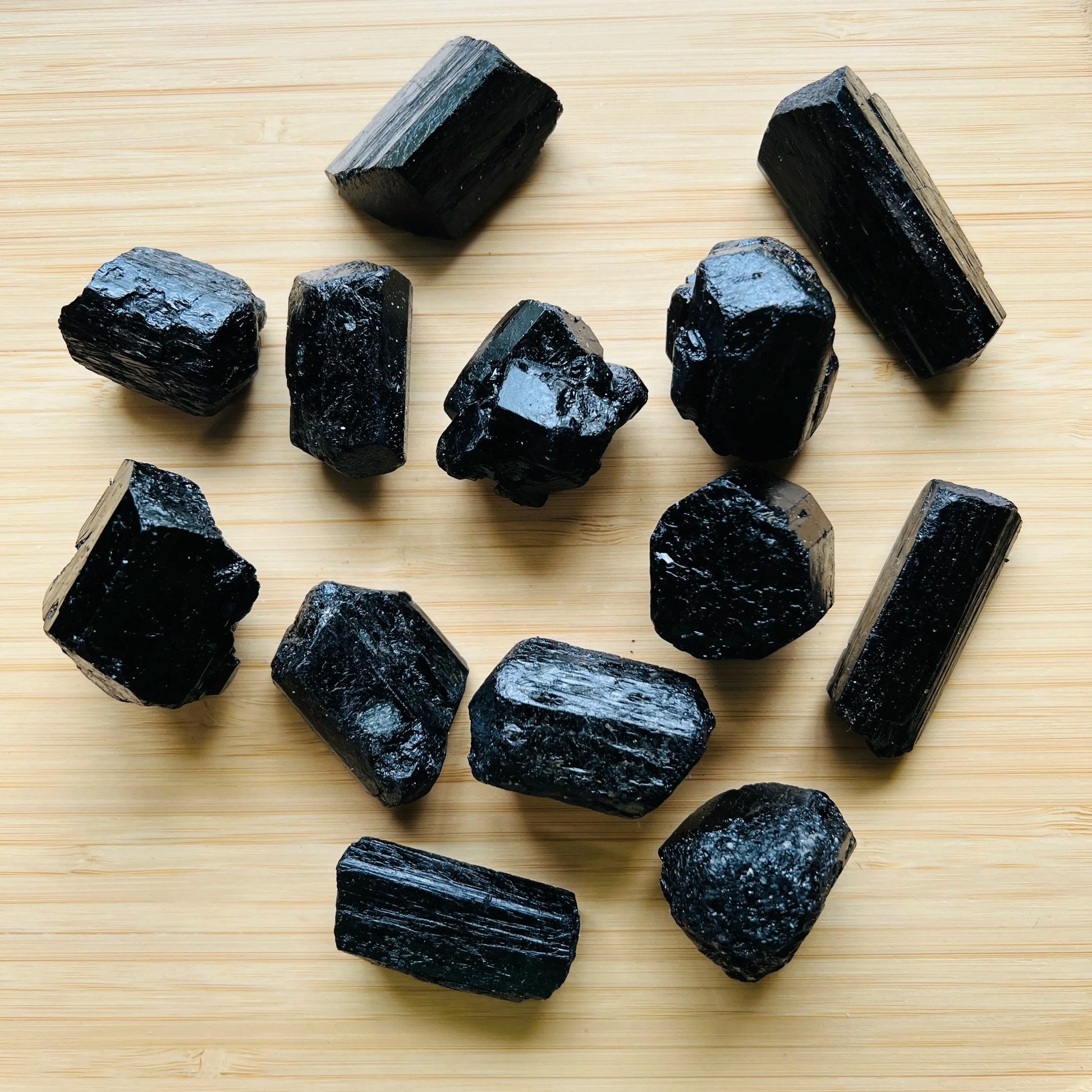 Ethically sourced Grade AA Black Tourmaline raw from Vakinankaratra, Madagascar at Beyond Bohemian