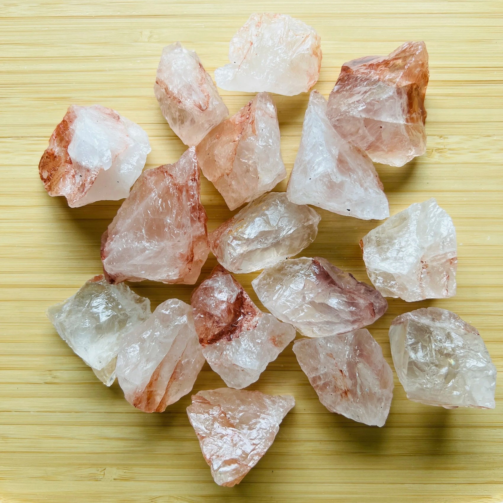 Fire Quartz raw crystal in Red, Brown tones, ethically sourced from Madagascar for Energy and Focus