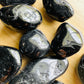 Black Tourmaline tumbled stone in Black tones from Brazil for Stress Relief and Cleansing
