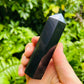 Aerial view of Shungite polished point, showing natural inclusions, worked with for Protection and Cleansing.