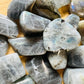 Full profile of Grade AA Labradorite tumbled stone ready to ship from Beyond Bohemian