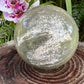 Magnified detail of Ocean Jasper polished sphere, worked with for Emotional Healing and Stress Relief, from Madagascar.
