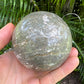 Back view of Grade AA Ocean Jasper sphere showing natural surface