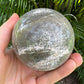 Full profile of Grade AA Ocean Jasper sphere ready to ship from Beyond Bohemian