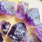 Base detail of Grade AA Amethyst raw