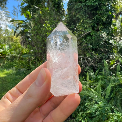 Ethically sourced Grade AA Clear Quartz point from Minas Gerais, Brazil at Beyond Bohemian