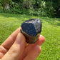 Alternate side of Black Tourmaline raw stone, kept close for Protection, sourced from Mashonaland West, Zimbabwe.