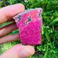 Full profile of Grade AA Cobalt Calcite raw ready to ship from Beyond Bohemian