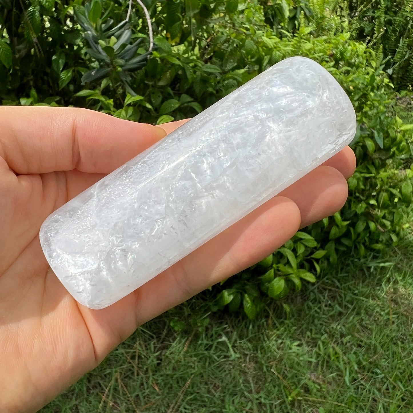 Full profile of Grade AAA Selenite polished crystals & decor ready to ship from Beyond Bohemian