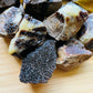 Full profile of Grade AA Septarian raw ready to ship from Beyond Bohemian