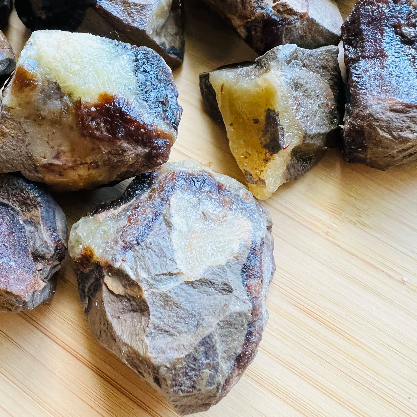 Full profile of Grade AA Septarian raw ready to ship from Beyond Bohemian