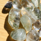 Underside detail of Lodolite tumbled stone, sourced from Brazil, kept close for Dreaming.